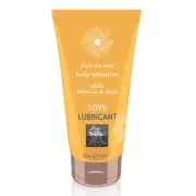 SHIATSU Love Lubricant Edible - Warm Sweet Peach White Tea 75ml / 2.5oz