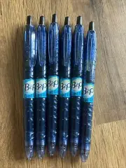 Pilot BEGREEN B2P( BOTTLE 2 PEN )Rollerball 0.7mm Gel Pens,BLACK(PKT 6)BRAND NEW