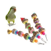 3Pcs Toys Christmas Pet Gift Swing Chew Toys Bell Chew Toy Bird Parrot Toys