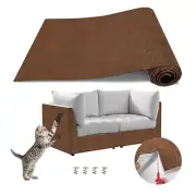 Cat Scratch Couch Furniture Protector, Adhesive Cat Scratch Pad Deterrent for...
