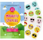 NATPAT Buzz Patch Mosquito Stickers for Kids (60 Pack) - All-Natural Citronella,