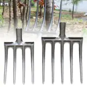 Heavy Duty Garden Fork Tool Head Manure Stock Feed Mulch Soil Cultivator Weed