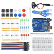 For UNOs R3 13-in-1 Mini DIY Electronic Starter Kit Arduinos Circuit Board Electronics Programmable Engineering Coding E