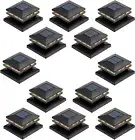 Viewsun 12 Pack Solar Post Cap Lights, Outdoor Fence Post Lights Solar Powered C