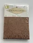 Wilton Court Tablecloth 60x118 Bronze Versailles Damask Jacquard Cotton Blend