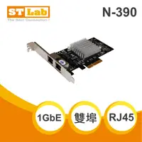 在飛比找PChome24h購物優惠-【ST-Lab】Gigabit 2埠網路卡(RJ45)-In