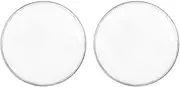 2 Pieces 6 Inch White Polyester Film Skin Replacements Thick Polyester Film Drum Head Skin for Drums/Jazzes Drum Polyester Film Drum Skin/650