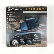 Cobra 19 Ultra II Compact Mobile CB Radio 40-Channel Mic PA LED Graph