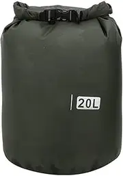 [MUNEFE] Lightweight Roll Top Storage Bag, Roll Lightweight Dry Storage Bag, Outdoor Floating Dry Bag for Camping Hiking(20L)