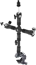 Podcast & Vlog System, Tripod Complete Set with Micro Mount (Camera Tripod with I/O Click System, for Microphone, Camera & Light Mounting, Space Saving Design for Home Studio & Travel)