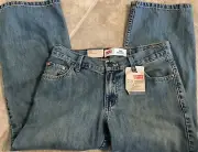 Boys Levis 550 Relaxed Jeans size 8 Husky 28x23 Brand New with Tags