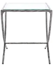 Safavieh Couture Debbie Square Metal Accent Table