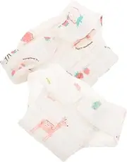 BESPORTBLE 2Pcs Reusable Cotton Diapers Pants Washable Cloth Nappies for Soft and Comfortable Gauze Design for Newborns Up to Practical and Convenient