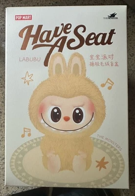 POP MART Labubu QUQU Plush Monsters Have A Seat NEW & SEALED Box AUTHENTIC USA