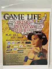 Game Life Spring Preview 2003 Vintage Video Game Print Ad