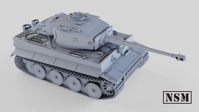 NSM Tiger I Mid Production, 1/56th Scale,28mm For Bolt Action.