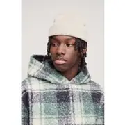Mens Washed Khaki Stonewashed Beanie