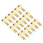 11 x 3 mm Eye Pin Peg Bail, 30Pcs Stainless Steel Cup Peg Bail Pin, Gold