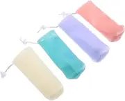 VINTORKY Bar Soap Pouches Set of 8 Foaming Net Soap Savers for Homemade Soap Thicken Lather Holder with Mesh Bag for Shower Bath