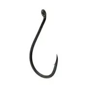 Gamakatsu Octopus Needle Pointed Hook w/Ringed Eye #2/0 NS Black 6/Pk 02412