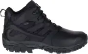 MERRELL WORK Men's Moab 2 Mid Response Waterproof Tactical Boot Black - J45337,