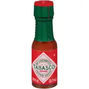 Tabasco Miniature Pepper Sauce .125 Ounces Per Bottle - 144 Per Case