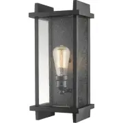 Z-Lite 565M-BK Fallow 1 Light 17.38 inch Black Outdoor Wall Light