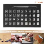 CAPITAL LETTERS AND NUMBERS STAMP SET ALPHABET STAMP TOOLS S