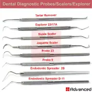 Dental Tartar Remover Tooth Scraper Calculus Plaque Removing Tools Perio Probes