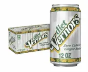 Vernors Zero Sugar Ginger Ale The Original Ginger Soda 12 Pack