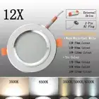 12X LED Down Light DIM Cool/Warm White Tri-Colour 12W 14W 15W 16W 18W With Plug