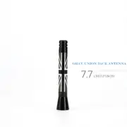 For ford universal Exotic Accessories Black Union Jack Flag Style 4.2" Antenna (for: Ford)