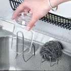 Steel Self Adhesive Storage Holder Drain Drying Rack Sponges Holder Hook