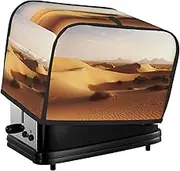 Desert landscape Toaster Cover 2 Slice Bread Machine Covers Waterproof Universal Size Kitchen Small Appliance Cover with Hang Loop, Dust and Fingerprint Protection