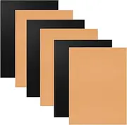 [VIKEYHOME] BBQ Grill Mat Set of 6 - Non Stick PTFE BBQ Oven Liner,Smoker BBQ Grill Mat,Reusable Baking Sheet Mat for Outdoor Gas Pellet Charcoal Electric Grill,15.75x13inches(3black+3brown)