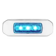 Narva 9-33V LED Courtesy Lamp White Base Blue/White - 87607W