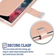 iPhone 14 Pro Max Compatible Case Cover With Bluemoon Diary - Brown