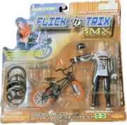 2000 FLICK TRIX TIM FUZZY HALL ACTION FIGURE + MONGOOSE BMX BICYCLE TOY SET NEW