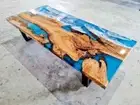 Ocean Wave Dine Table, Epoxy Resin Table, Epoxy Resin Table, Custom Dining Table