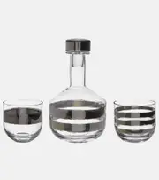 [Tom Dixon] Tom Dixon Tank whiskey glasses and decanter set