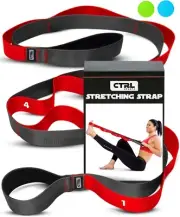 Stretching Strap with Loops - Non Elastic Stretch Band for 12 Loops