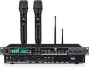 FX8-PRO Professional KTV Wireless Microphone, Digital Pre-Stage Effector,...