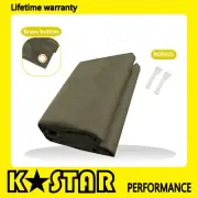 Olive Drab Canvas Tarp Tarpaulin 3x4m Water Sun Proof Washable Boat Car Cover AU