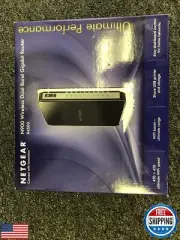 NETGEAR N900 WIRELESS DUAL BAND GIGABIT ROUTER 450+450 Mbps Ultimate WiFi Spe