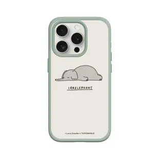 【RHINOSHIELD 犀牛盾】iPhone 12 mini/Pro/Max SolidSuit背蓋手機殼/大象(I Love Doodle)