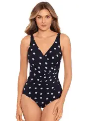 Miraclesuit Women's Swimwear Pizzelles Oceanus Soft Cup Tummy Control One Piece