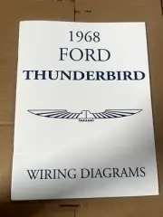 1968 FORD THUNDERBIRD WIRING DIAGRAM BOOKLET