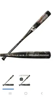 2024 DeMarini Limited Edition New in wrapper VOODOO ONE 33" / 30 oz BBCOR Bat