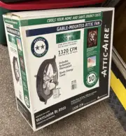 Gable Mounted Attic Fan 1320 CFM Air Vent Inc Include Auto Thermostat WCBG 53319