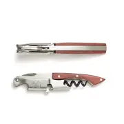 Pocket Prestige Coutale Sommelier Waiters Corkscrew Double Lever Wine Key Opener